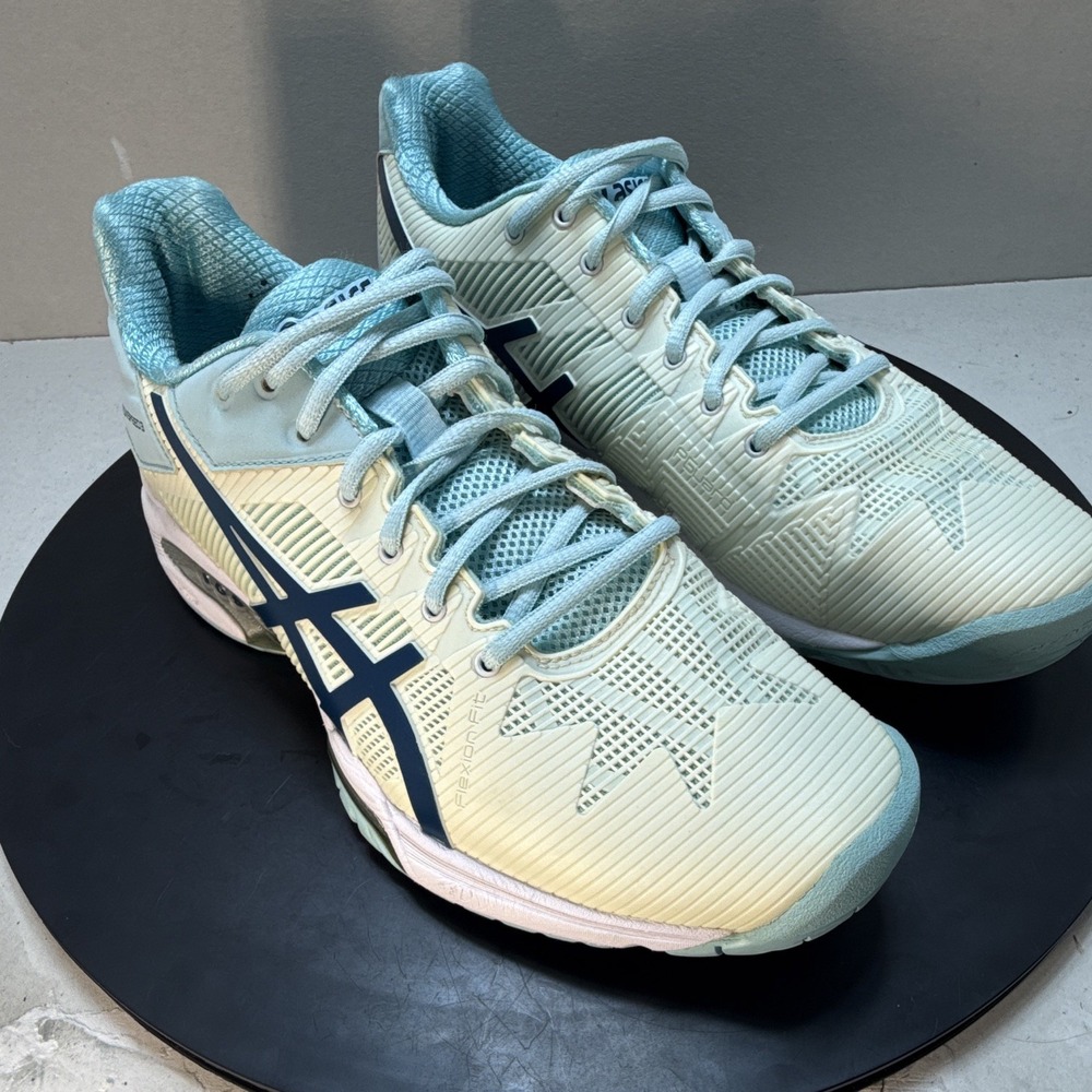 ASICS GEL-Solution Speed 3 Women's Tennis Shoes US 6.5 Wide Light Blue